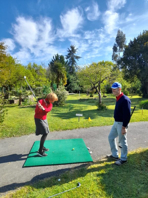 Un cours de golf avec Cédric